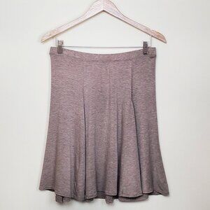 Max Studio NWT Heather Jersey Knit Taupe Mini Skirt